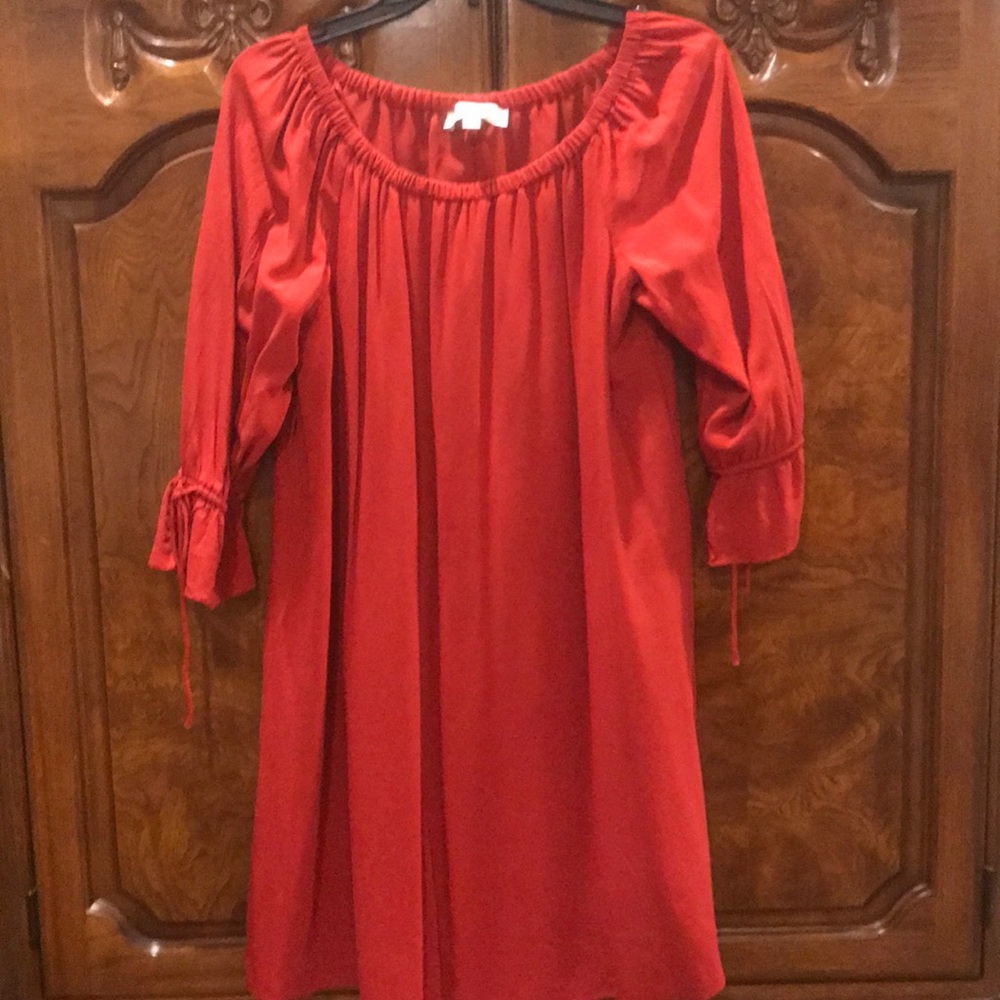 Loft off the shoulder dress